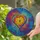 Highly Detailed Multi-Colored Stained Glass Heart Spiral Tiffany Style Geometric Mosaic Art Stained Glass Suncatcher - 1