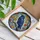 Majestic Raven Autumn Leaves Tiffany Glass Jewel Tone - Intricate Cracked Ice Mosaic Home Decor Stained Glass Suncatcher - 3