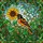 Baltimore Oriole Stained Glass Bird - Sunflower, Green Foliage, Blossoms Mosaic Art Stained Glass Suncatcher - 5