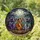 Three Dancing Witches Full Moon Forest - Girls Will Be Girls Celebration Stained Glass Stained Glass Suncatcher - 2