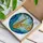 Golden Saxophone Musical Notes Stained Glass Art - Intricate Jazz Music Lover Gift Stained Glass Suncatcher - 3