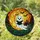 Reading Ghost Moon Bats Castle Glowing Stained Glass Night Sky Mosaic Decor Stained Glass Suncatcher - 2