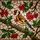 European Goldfinch Bird Stained Glass Art Mossy Branch Red Berries Window Home Decor Stained Glass Suncatcher - 5