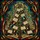 Stained Glass Christmas Tree Musical Notes Records Tiffany Style - Mosaic Holiday Decor Stained Glass Suncatcher - 5