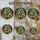Stained Glass Christmas Tree Musical Notes Records Tiffany Style - Mosaic Holiday Decor Stained Glass Suncatcher - 4