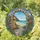 Ancient Stone Archway Coastal Beach Scene Rustic Door Flagstone Path Dark Cliff Home Decor Stained Glass Suncatcher - 2