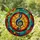 Treble Clef Stained Glass Artwork - Tiffany Style Jewel Tone Musical Mosaic Abstract Art Stained Glass Suncatcher - 2