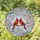 Tiffany Stained Glass Cardinal Birds Cherry Blossom Mosaic with Blue Sky Background Stained Glass Suncatcher - 2