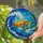 Majestic Sea Turtle Stained Glass Ocean Waves Art - Tiffany Jewel Tone Underwater Mosaic Stained Glass Suncatcher - 1