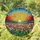 Tiffany Glass Sunset Wildflowers Hills Horizon Sky Landscape Edge-to-Edge Intricate Mosaic Stained Glass Suncatcher - 2