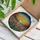 Tiffany Glass Sunset Wildflowers Hills Horizon Sky Landscape Edge-to-Edge Intricate Mosaic Stained Glass Suncatcher - 3