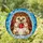 Hedgehog Holding Red Apple Tiffany Stained Glass Mosaic – Glowing Jewel Tone Window Decor Stained Glass Suncatcher - 2