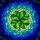 Four-Leaf Clover Heart Leaves Stained Glass Mosaic - Intricate Tiffany Green Blue Stained Glass Suncatcher - 5