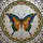 Stained Glass Butterfly Tiffany Style Mosaic - Intricate Segmented Jewel Tone Decor Gift Stained Glass Suncatcher - 5