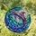 Dolphin Wildlife Stained Glass Tiffany Style - Colorful Jewel Tone Underwater Mosaic Stained Glass Suncatcher - 2