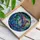 Dolphin Wildlife Stained Glass Tiffany Style - Colorful Jewel Tone Underwater Mosaic Stained Glass Suncatcher - 3