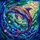 Dolphin Wildlife Stained Glass Tiffany Style - Colorful Jewel Tone Underwater Mosaic Stained Glass Suncatcher - 5