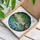 Stained Glass Sailboat Lake Mountain Sunburst - Tiffany Style Tree Hills Stained Glass Suncatcher - 3