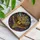 Fiery Golden Dragon Eye Stained Glass Art - Tiffany Style Jewel Tones Mosaic Scales Stained Glass Suncatcher - 3