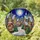 Tiffany Stained Glass Festive Village Street Snow Scene Full Moon Night Sky Christmas Gift Stained Glass Suncatcher - 2