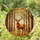 Intricate Glowing Stag Stained Glass - Autumn Forest Deer Art Warm Horizon Window Decoration Stained Glass Suncatcher - 2