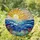 Radiant Sun Ocean Seascape Marine Life, Coral & Starfish - Jewel Tone Window Art Decor Stained Glass Suncatcher - 2