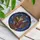 Vibrant Dragon Reading Books Tiffany Glass - Magical Energy Celestial Stained Art Decor Stained Glass Suncatcher - 3