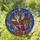 Vibrant Dragon Reading Books Tiffany Glass - Magical Energy Celestial Stained Art Decor Stained Glass Suncatcher - 2