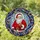 Santa Claus Christmas Stained Glass Art Gift - Glowing Jewel Tones Mosaic Design Stained Glass Suncatcher - 2