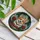 Corgi Dog Christmas Ornaments Pine Branches Gift Box - Tiffany Glass Style Holiday Decor Stained Glass Suncatcher - 3