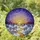 Winding Golden Path Winter Village Stained Glass Twilight Sunset Art - Home Decor Display Stained Glass Suncatcher - 2