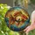 Tiffany Style Stained Glass Fishing Goldfish Sunset - Figure Tree Water Scene Stained Glass Suncatcher - 1
