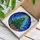 Stained Glass Christmas Tree Ornaments Gift Boxes - Winter Night Sky Jewel Tone Decor Stained Glass Suncatcher - 3