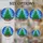 Stained Glass Christmas Tree Ornaments Gift Boxes - Winter Night Sky Jewel Tone Decor Stained Glass Suncatcher - 4