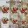 Brilliant Red Cardinal Stained Glass with Flowers & Wood Grain Mosaic Background Stained Glass Suncatcher - 4