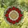 Christian Cross Poinsettia Wreath Stained Glass Mosaic - Jewel Tone Christmas Religious Decor Stained Glass Suncatcher - 2