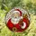 Cheerful Santa Claus Stained Glass Tiffany Art - Christmas Holiday Window Decoration Gift for Her Stained Glass Suncatcher - 2