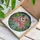 Flamingo Couple Heart Stained Glass - Top Hat & Floral Headpiece Aquatic Jewel Tones Stained Glass Suncatcher - 3