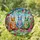 Three Chubby Baby Rabbits Easter Eggs Spring Garden Flowers Stained Glass Tiffany Style Stained Glass Suncatcher - 2