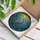 Dappled Grey Seal Stained Glass Underwater Ocean Scene Golden Sun Jewel Tones Art Stained Glass Suncatcher - 3