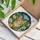 Orange White Tabby Cat, Intricate Stained Glass Butterflies, Tiffany Jewel Tone Floral Mosaic Landscape Stained Glass Suncatcher - 3