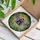 Stylized Bumblebee Stained Glass Floral Garden Mosaic - Translucent Jewel Tone Art Stained Glass Suncatcher - 3