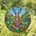 Sitting Bunny Rabbit Stained Glass Easter Egg - Vibrant Spring Meadow Colorful Tiffany Art Stained Glass Suncatcher - 2
