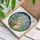 Chubby Rabbit Easter Eggs Spring Garden Mosaic Tiffany Glass Art Easter Holiday Decor Stained Glass Suncatcher - 3