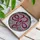 Intricate Knot Ribbon Bow Stained Glass Mosaic - Circular Jewel Tone Tiffany Art Stained Glass Suncatcher - 3