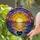 Stained Glass Glowing Sun Waterscape - 'Look for me in the sunshine' Dad Memorial Gift Stained Glass Suncatcher - 1