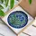 Forget-Me-Not Flowers Stained Glass Jewel Tone - Blue Violet Tiffany Window Decor Gift Stained Glass Suncatcher - 3