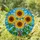 Vibrant Tiffany Stained Glass Four Blooming Sunflowers - Blue Sky Mosaic Jewel Tone Art Stained Glass Suncatcher - 2