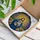Jesus Christ Shih Tzu Dog Stained Glass Sunburst Flowers Translucent Jewel Tones Stained Glass Suncatcher - 3