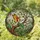 Stained Glass Fairy Reading Book on Tree Branch with Butterfly Wings - Tiffany Jewel Tones Stained Glass Suncatcher - 2